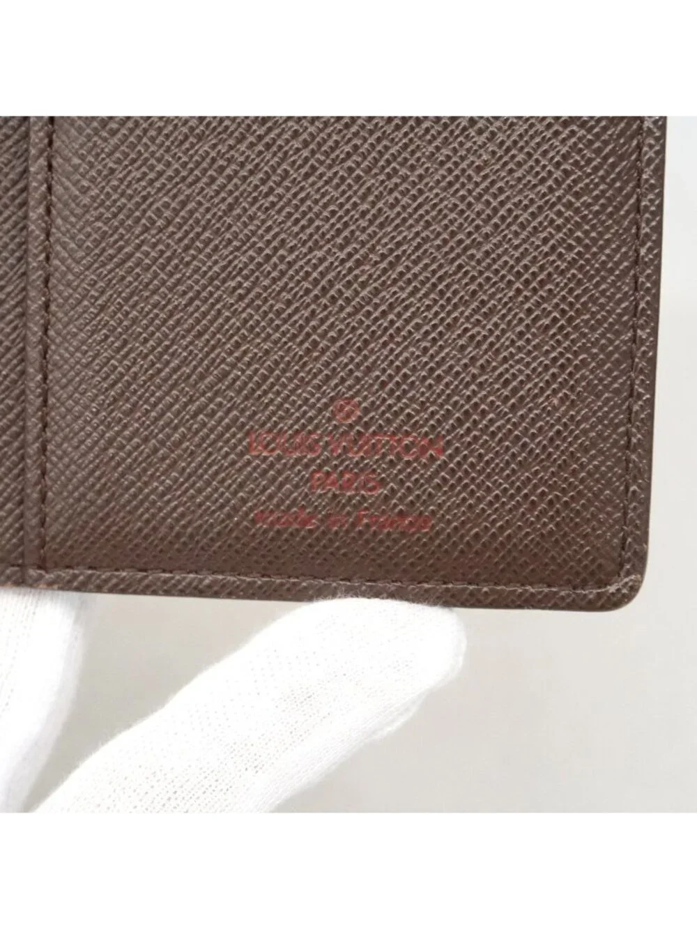Louis Vuitton Wallet Damier Portefeuille Brazza Ebene